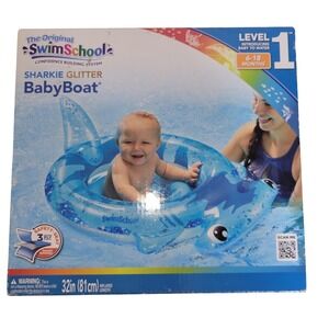 SwimSchool Sharkie‎ Glitter BabyBoat Level 1 Baby Float 6-18 Months